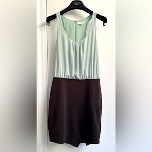 Urban Outfitters Silence + Noise Aqua/Grey Mini Dress